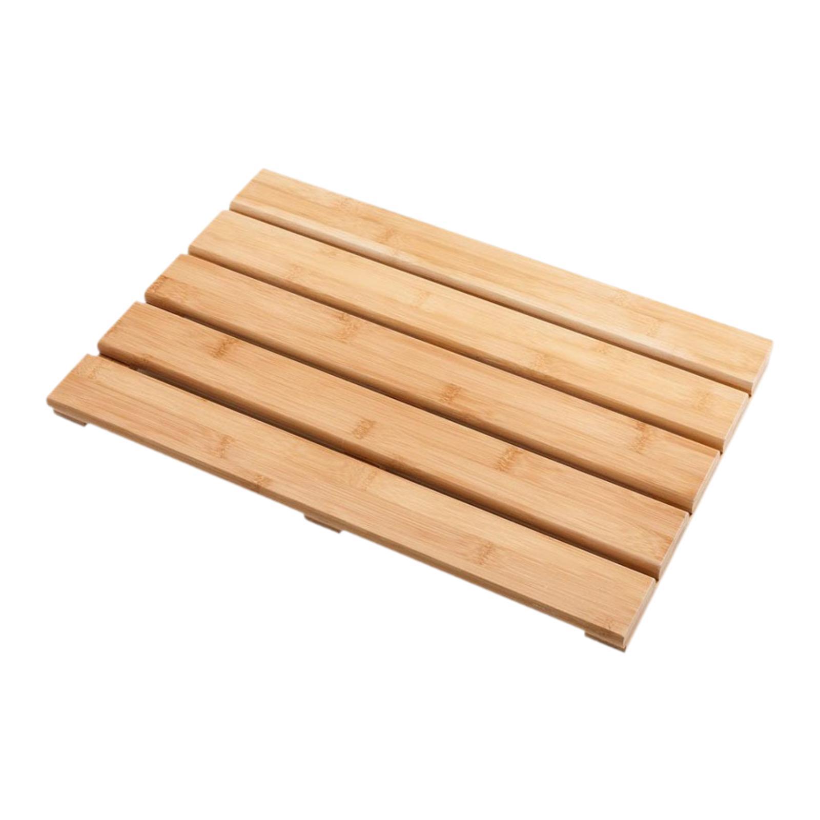 Bamboo Bath Mat - Tapete de banho de bambu, elegante,